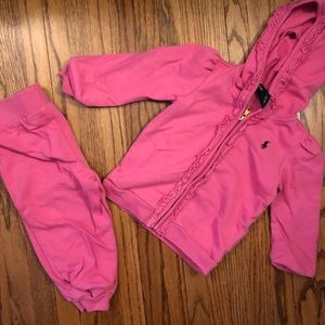 COPY - Pink Ralph Lauren Track Suit 12 Months